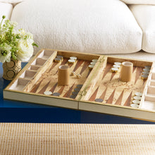 Load image into Gallery viewer, Shagreen Backgammon Set