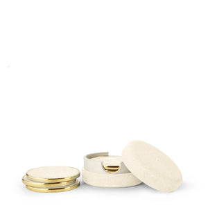 Shagreen Coasters, Set of 4