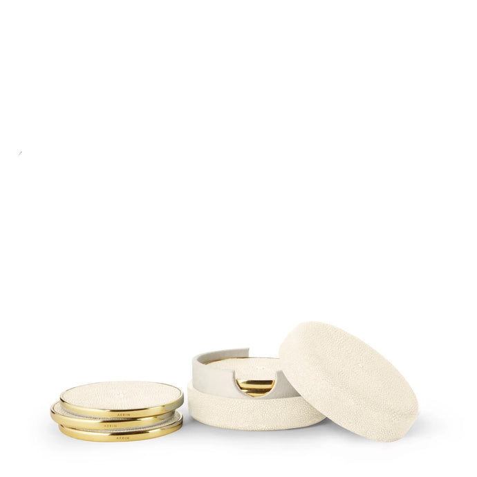 Shagreen Coasters, Set of 4
