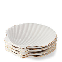 Load image into Gallery viewer, Shell Appetizer Plates, Set of 4