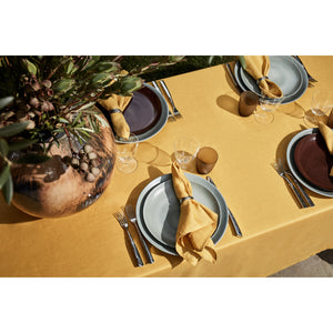 Linen Sateen Mustard Napkin, Set of 4