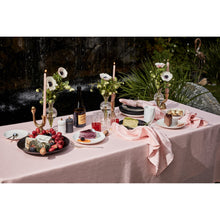 Load image into Gallery viewer, Linen Sateen Light Pink Tablecloth