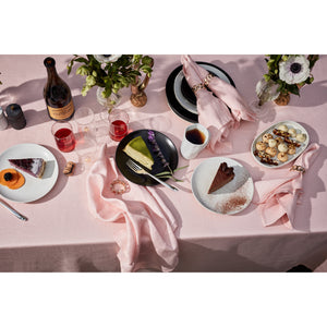 Linen Sateen Light Pink Tablecloth