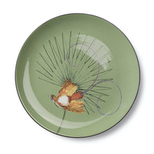 Load image into Gallery viewer, Birds of Paradise Green Plates Set