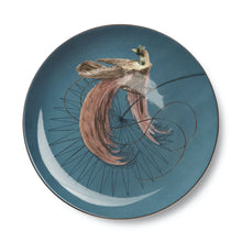 Load image into Gallery viewer, Birds of Paradise Blue Plates Set