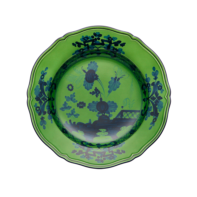 Oriente Italiano Malachite Charger Plate, Set of 2