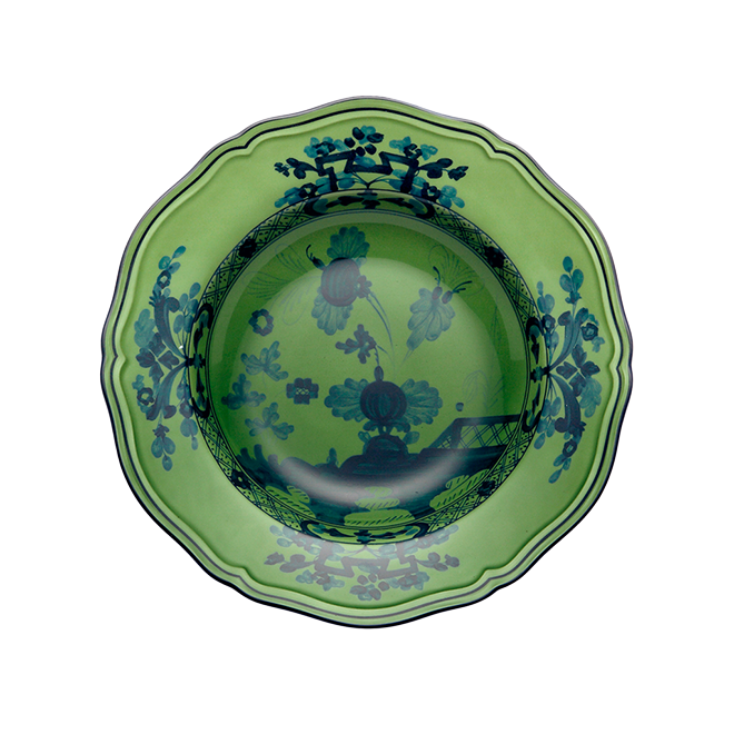 Oriente Italiano Malachite Soup Plate, Set of 2
