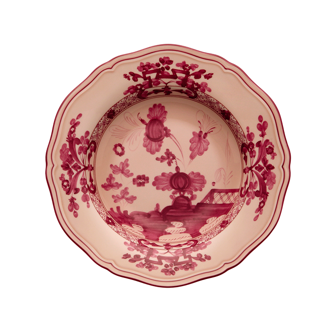 Oriente Italiano Vermiglio Soup Plate, Set of 2