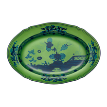 Load image into Gallery viewer, Oriente Italiano Malachite Round Flat Platter