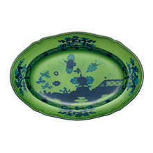 Load image into Gallery viewer, Oriente Italiano Malachite Large Oval Platter