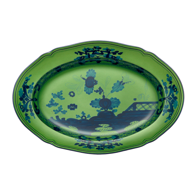 Oriente Italiano Malachite Pickle Dish