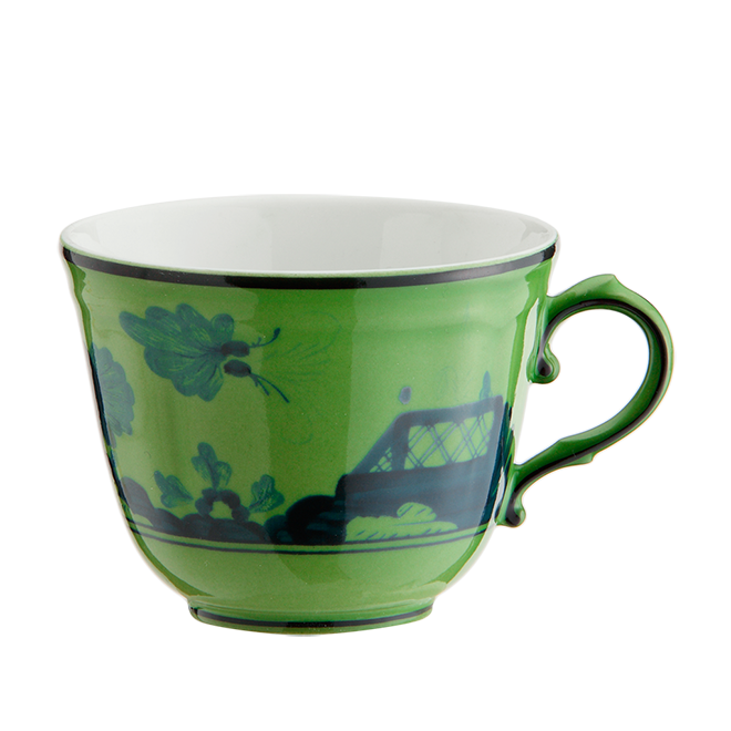 Oriente Italiano Malachite Coffee Cup & Saucer, Set of 2