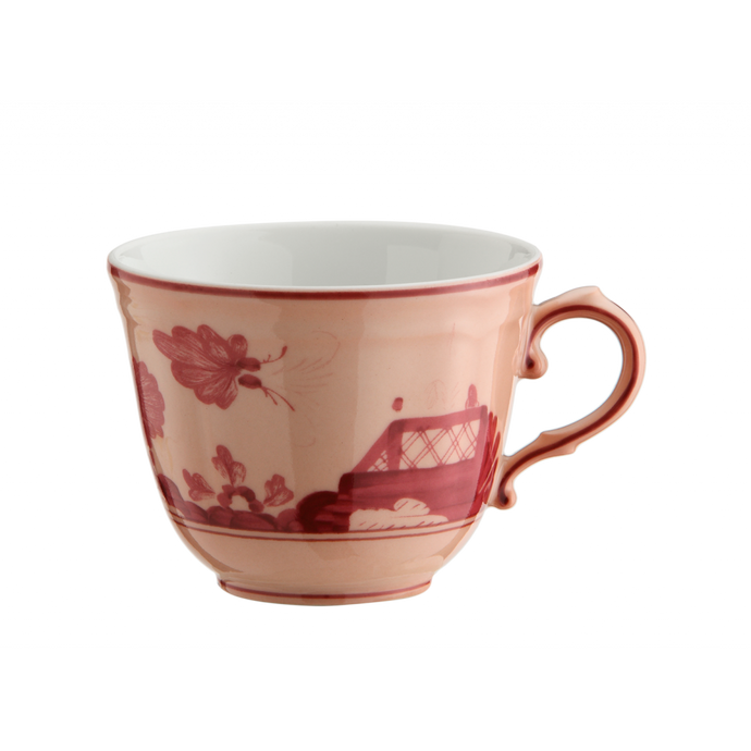 Oriente Italiano Vermiglio Coffee Cup & Saucer, Set of 2