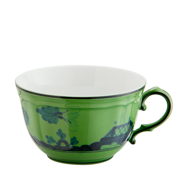 Oriente Italiano Malachite Tea Cup & Saucer, Set of 2