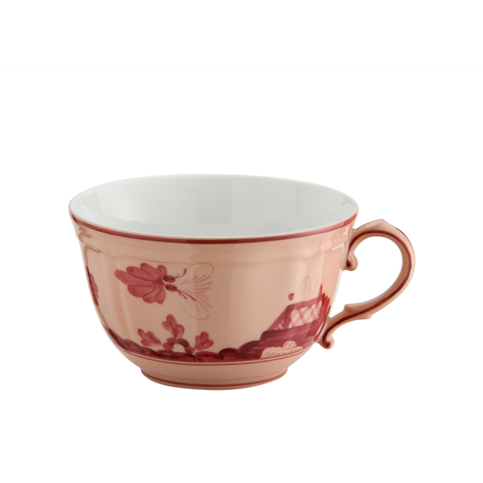 Oriente Italiano Vermiglio Tea Cup & Saucer, Set of 2