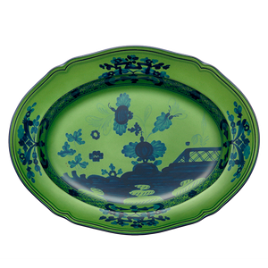 Oriente Italiano Malachite Medium Oval Platter