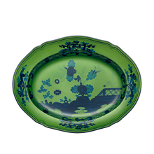 Load image into Gallery viewer, Oriente Italiano Malachite Round Flat Platter