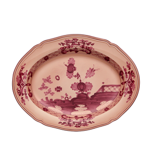 Oriente Italiano Vermiglio Round Flat Platter