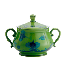 Load image into Gallery viewer, Oriente Italiano Malachite Sugar Bowl