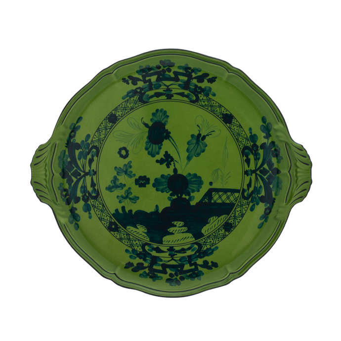 Oriente Italiano Malachite Cake Plate