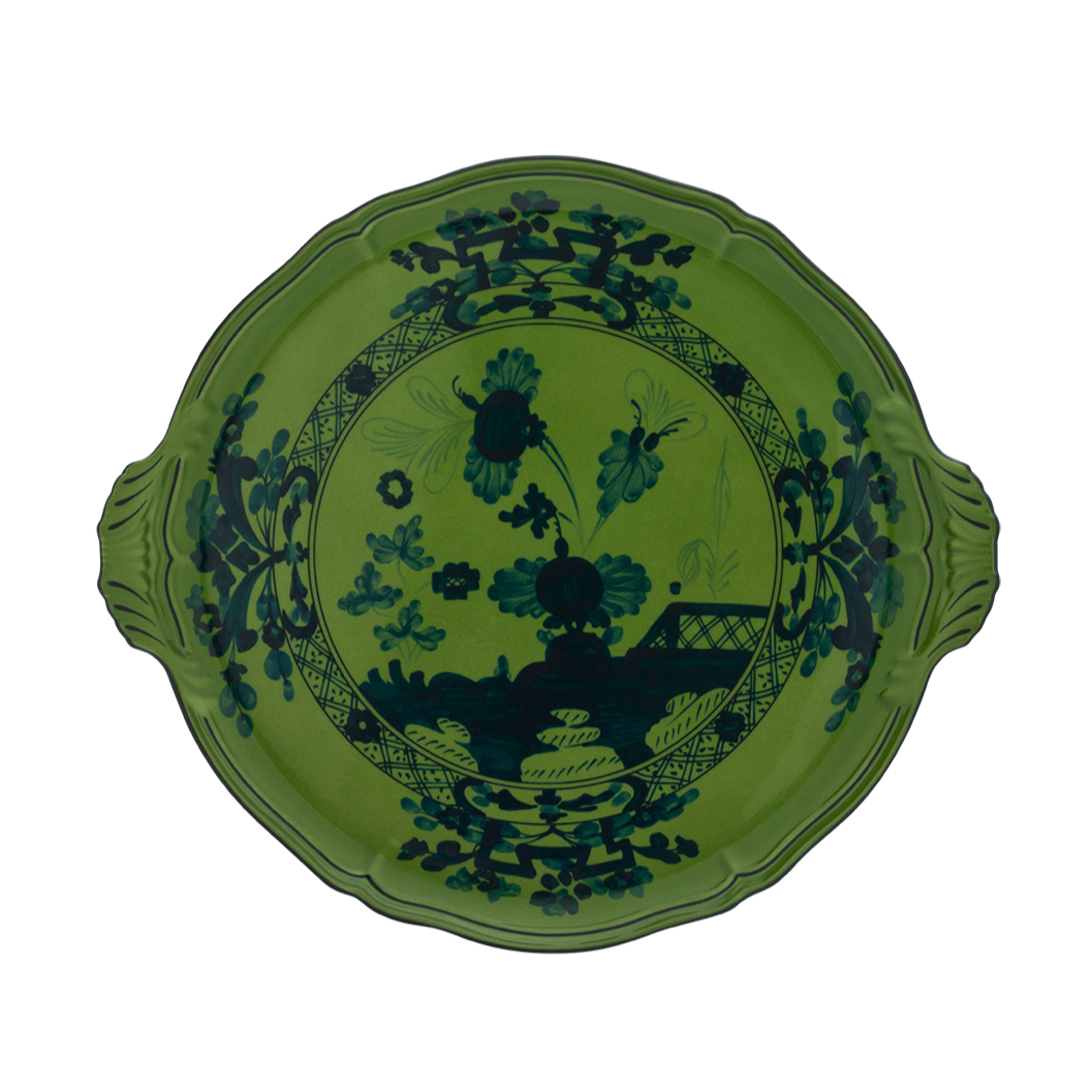 Oriente Italiano Malachite Cake Plate