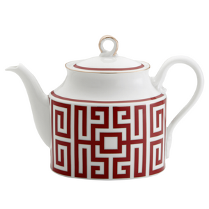 Labirinto Scarlatto Tea Cup & Saucer, Set of 2