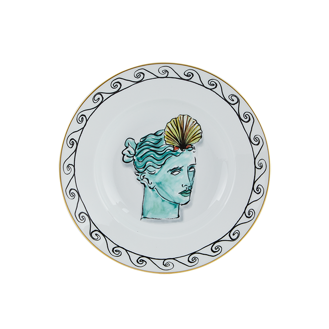 Il Viaggio Di Nettuno Soup Plate, Set of 2