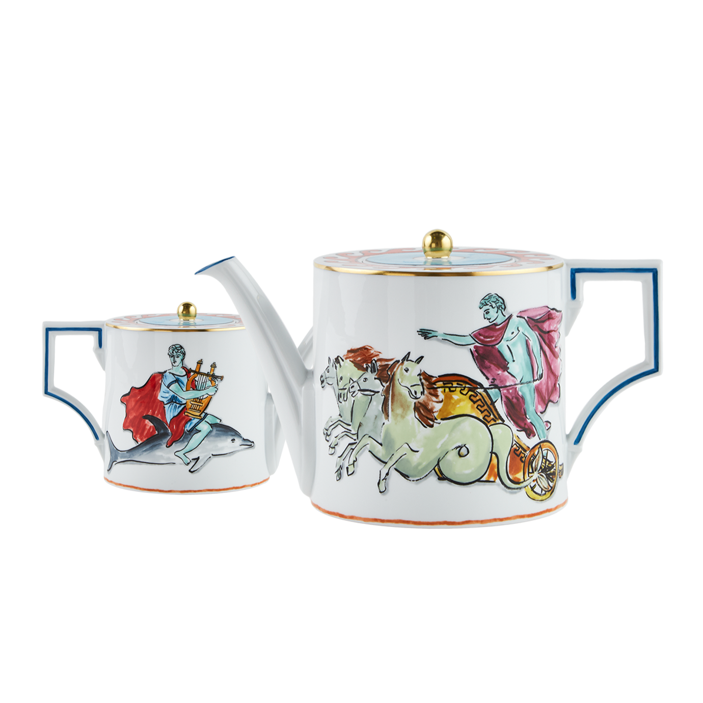 Il Viaggio Di Nettuno Teapot With Cover – Collecto