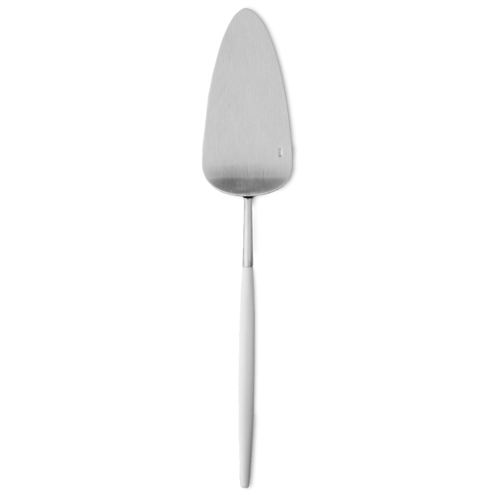 Goa White & Silver Cake Server