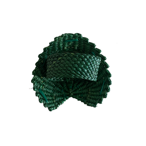 Caracol Green Napkin Rings, Set of 6