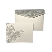 Load image into Gallery viewer, Tropics Laurel Green Stationery Cards, Set of 10