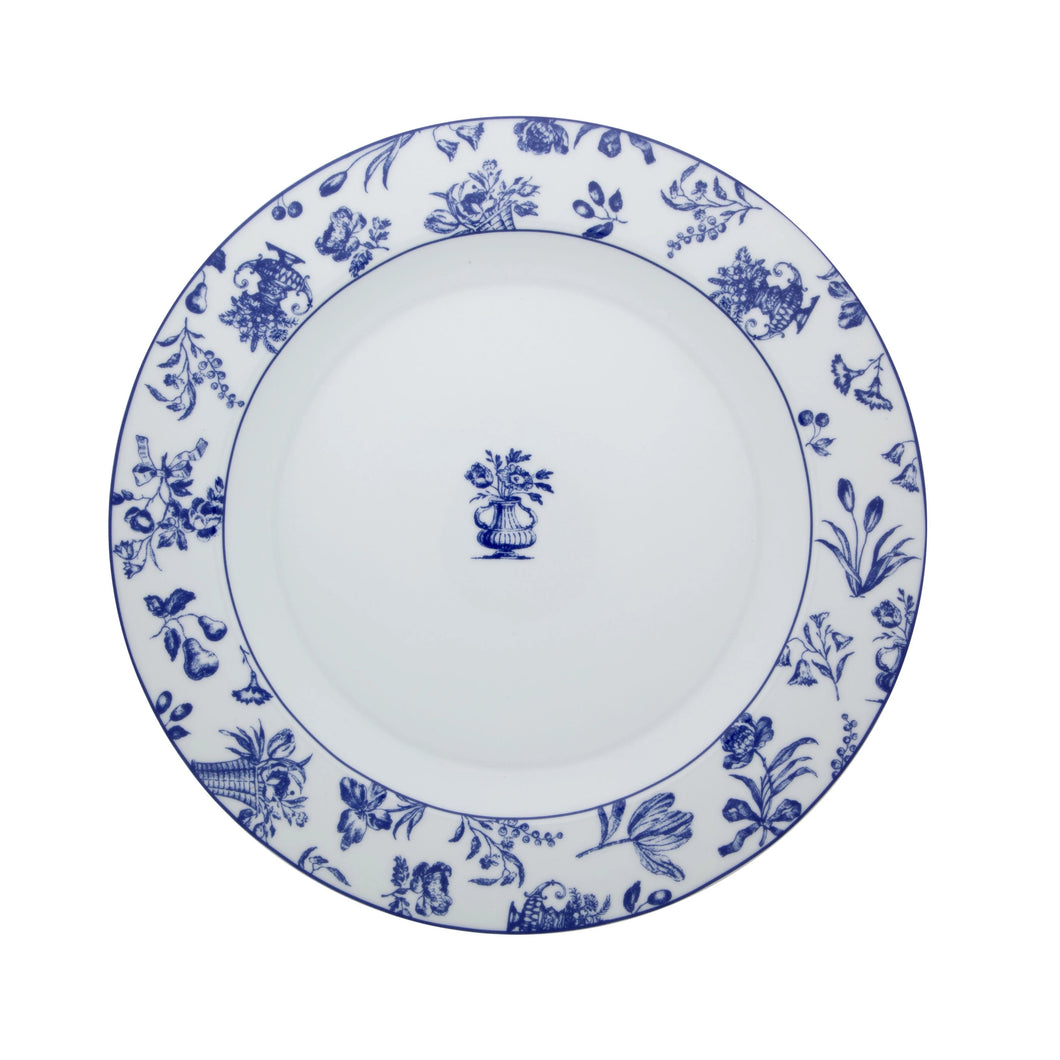 Chintz Azul Flat Round Serving Plate