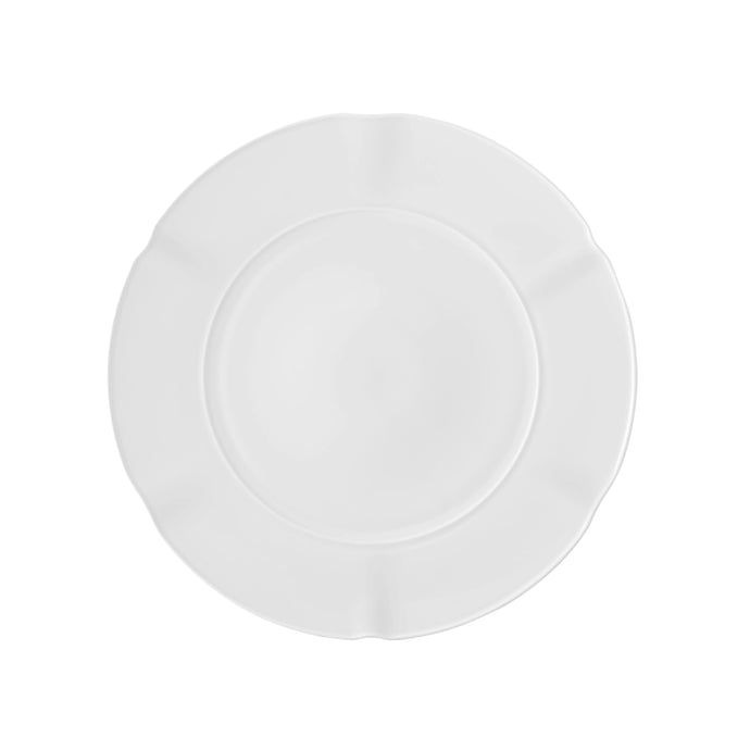 Crown White Charger Plate, Set of 2