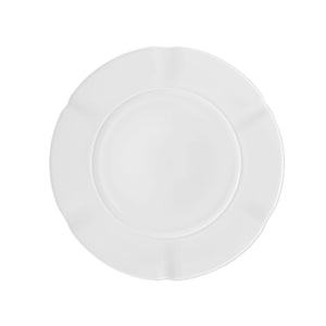 Crown White Dinner Plate, Set of 4