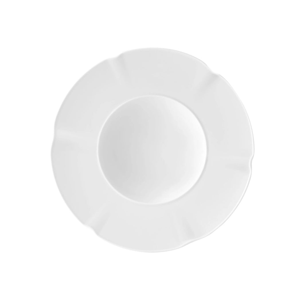 Crown White Soup Plate, Set of 4
