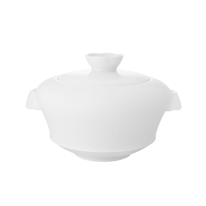 Crown White Tureen
