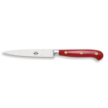 Load image into Gallery viewer, Red Lucite Straight Paring Knife