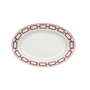 Catene Scarlatto Medium Oval Platter
