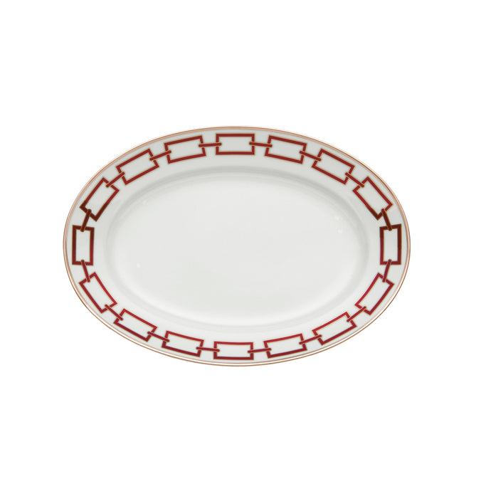 Catene Scarlatto Medium Oval Platter