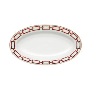 Catene Scarlatto Round Flat Platter