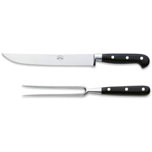Load image into Gallery viewer, Black Lucite Carving Set
