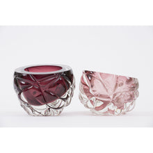 Load image into Gallery viewer, Blush Pink Cut Vase