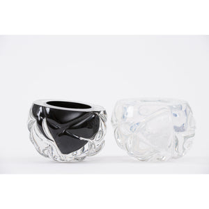 Black Cut Vase