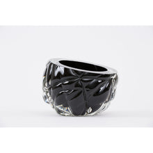 Load image into Gallery viewer, Black Cut Vase