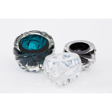 Load image into Gallery viewer, Lagoon Blue Cut Vase