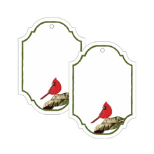 Load image into Gallery viewer, Holiday Bird Gift Tag, Set of 12