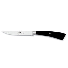 Load image into Gallery viewer, Black Lucite Plenum Steak Knife Set, 6 Knives