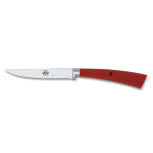 Red Lucite Plenum Steak Knife Set, 6 Knives