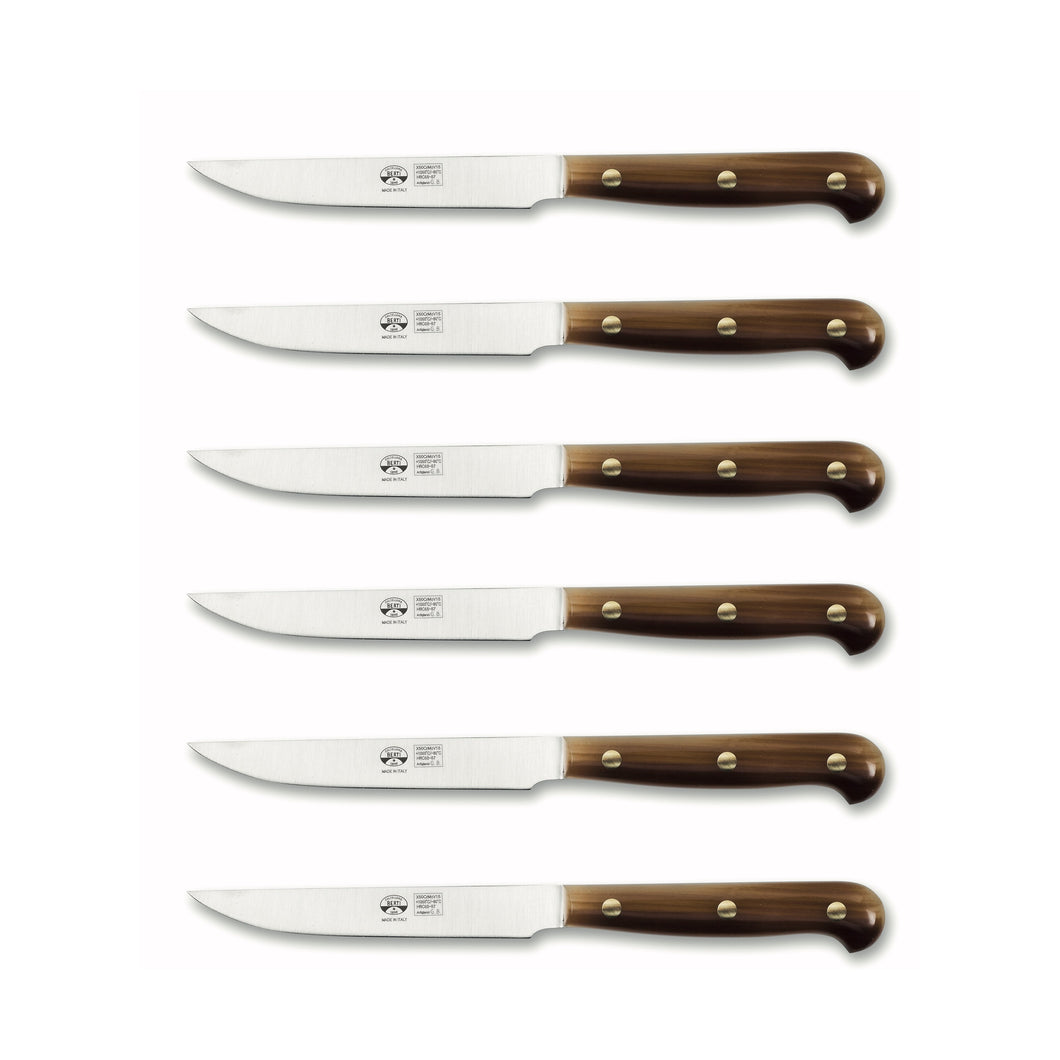 Cornotech Coltello Steak Knife Set, 6 Knives