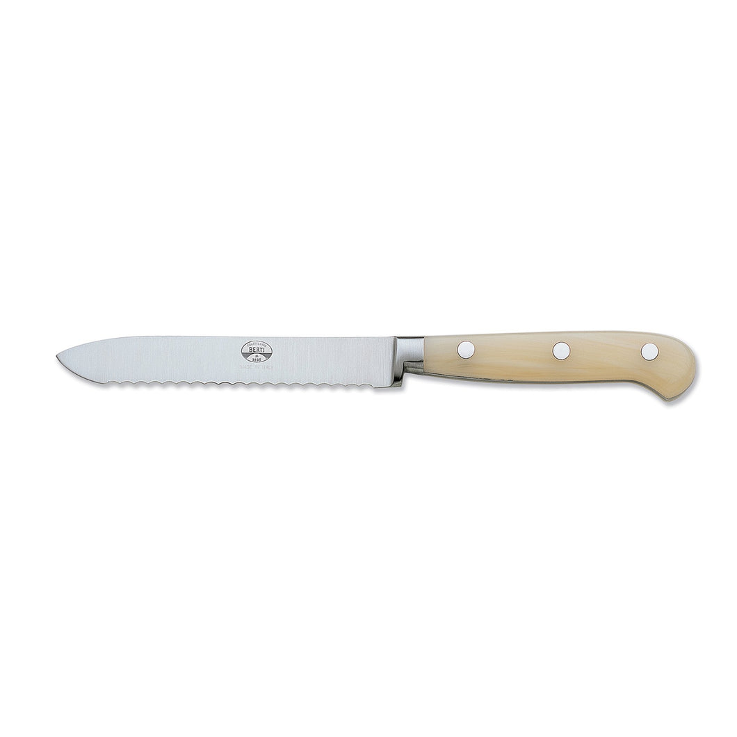 White Lucite Tomato Knife